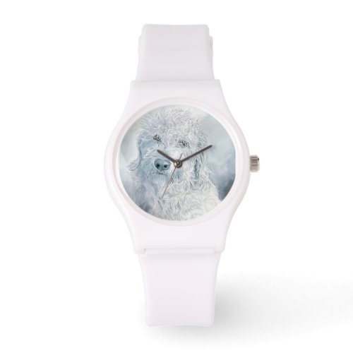 White Labradoodle Watch