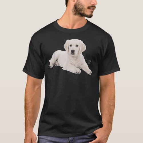 White Labrador Retriever Yellow Love Lab Mom T_Shirt