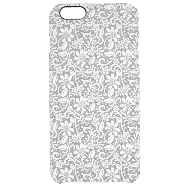 White Lace 1 Uncommon iPhone Case (Back)
