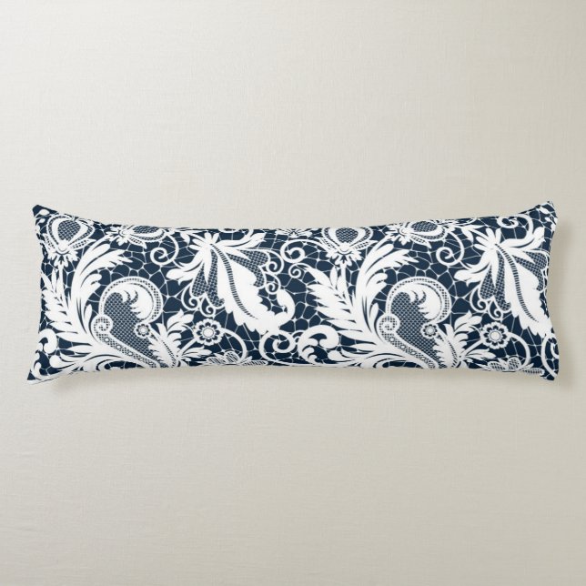 White lace 2 body pillow (Front)