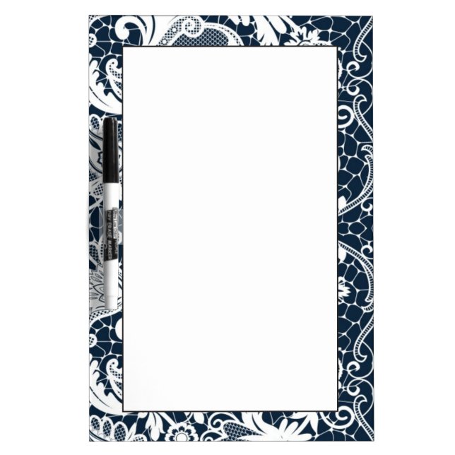 White lace 2 Dry-Erase board (Front)