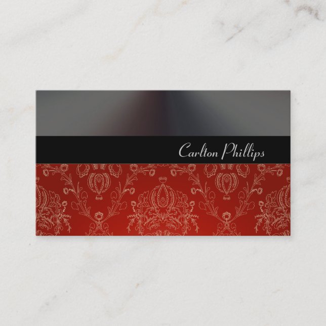White lace business cards (Front)