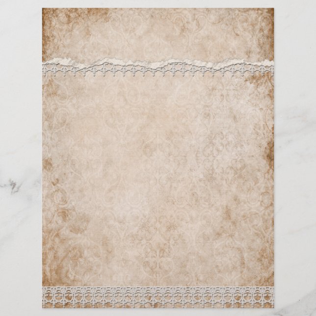 White Lace Letterhead (Front)