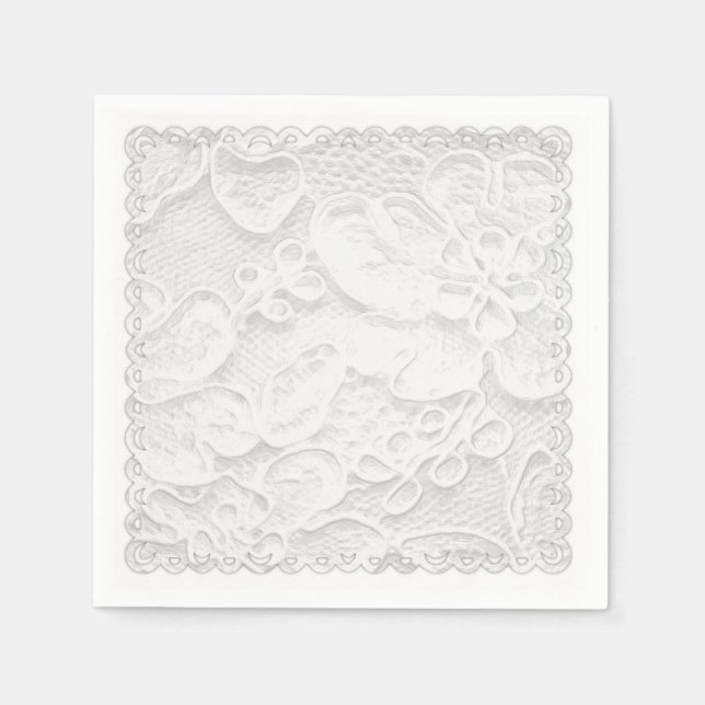 White Lace Napkins (Front)