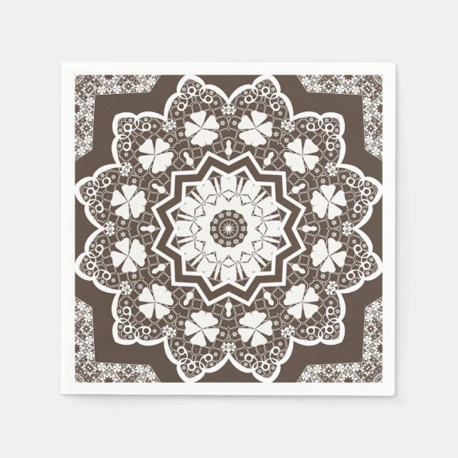 White lace napkins (Front)