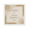 White lace on burlap rustic wedding