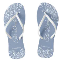 Wedding flip flops hot sale for the bride