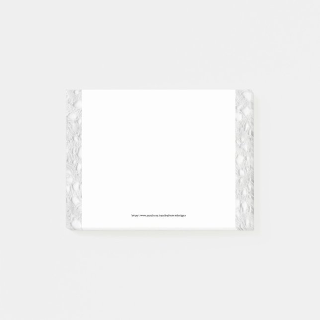White Lace Post-it® Notes (Front)