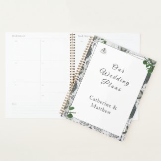 White Lace & Rose Leaves Wedding