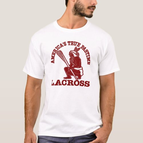 White Lacross USA Pastime T_Shirt