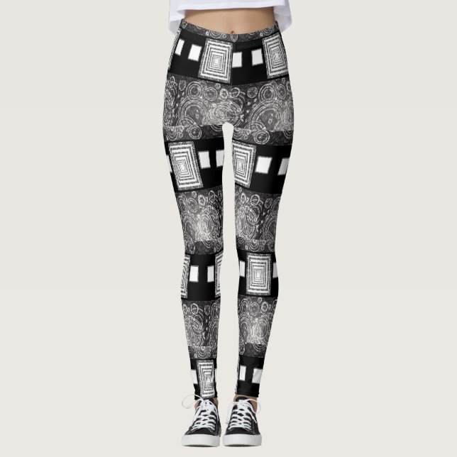 white ladies long leggings (Front)