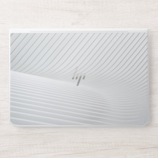 White Laptop Skins for a Tranquil Work Environment (Front)