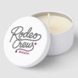 White Last Rodeo Bach Party Gift Mini Candle Favors