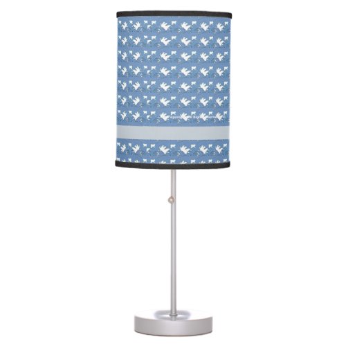 White Leaf  Table Lamp