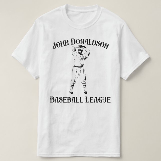 White League Uniform T-Shirt (Design Front)