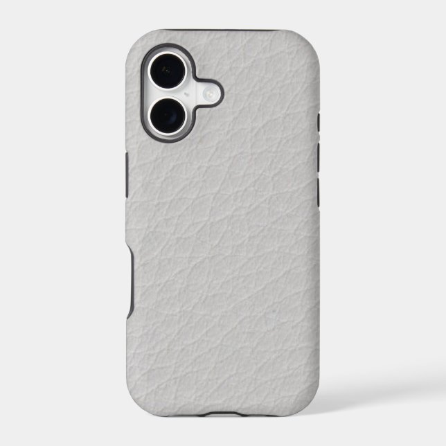 White leather iphone case (Back)