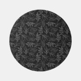 Trendy White And Black Marble Stone Pattern Floor Mat, Zazzle