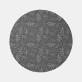 Trendy White And Black Marble Stone Pattern Floor Mat, Zazzle
