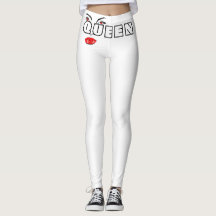 white leggings,Women are queens, The Queen of Yoga