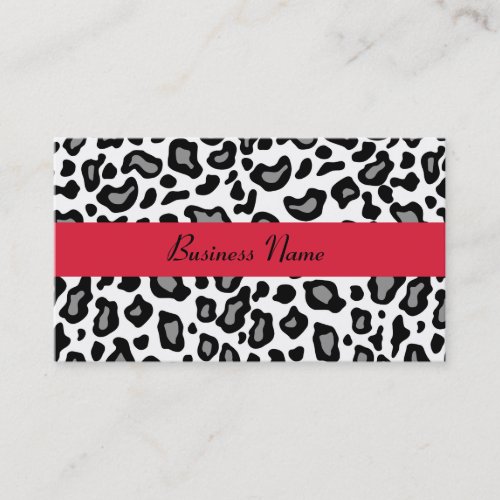 White Leopard Business Card