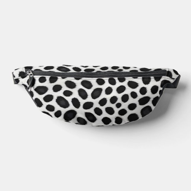 White Leopard Elegant Modern Luxury Collection Fanny Pack (Lay Down)