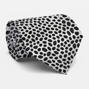 White Leopard Elegant Modern Luxury Collection Neck Tie