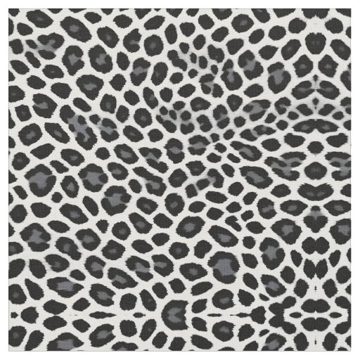 White Leopard Elegant Popular Luxury Collection Fabric