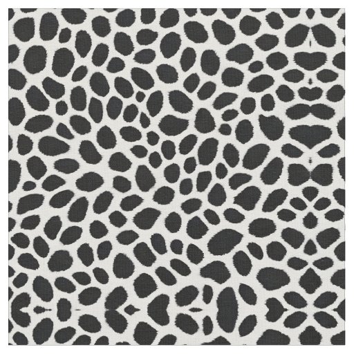 White Leopard Elegant Trendy Luxury Collection Fabric