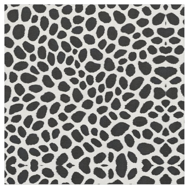 White Leopard Elegant Trendy Luxury Collection Fabric (Close Up)