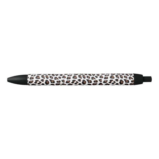 White Leopard Print  Pen (Front)