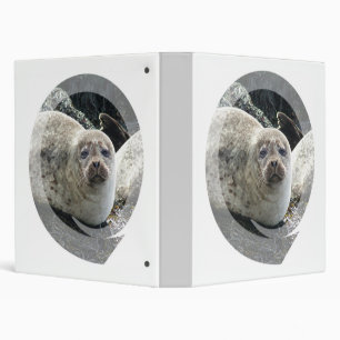 White Leopard Seal Binder