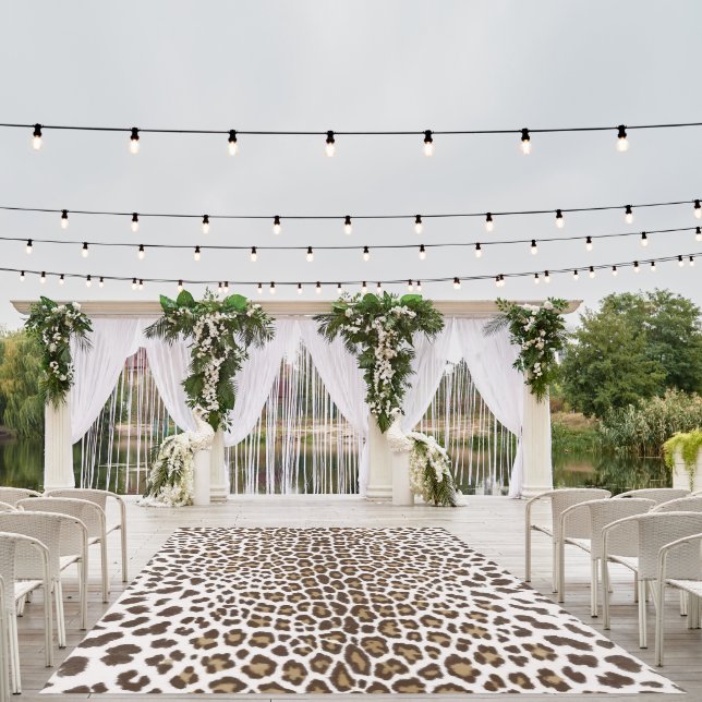 White Leopard Skin Outdoor Rug (Insitu (Wedding 1))