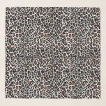 White Leopard Skin Print Scarf<br><div class="desc">White Leopard Skin Print Chiffon Scarf by Gerson Ramos.</div>
