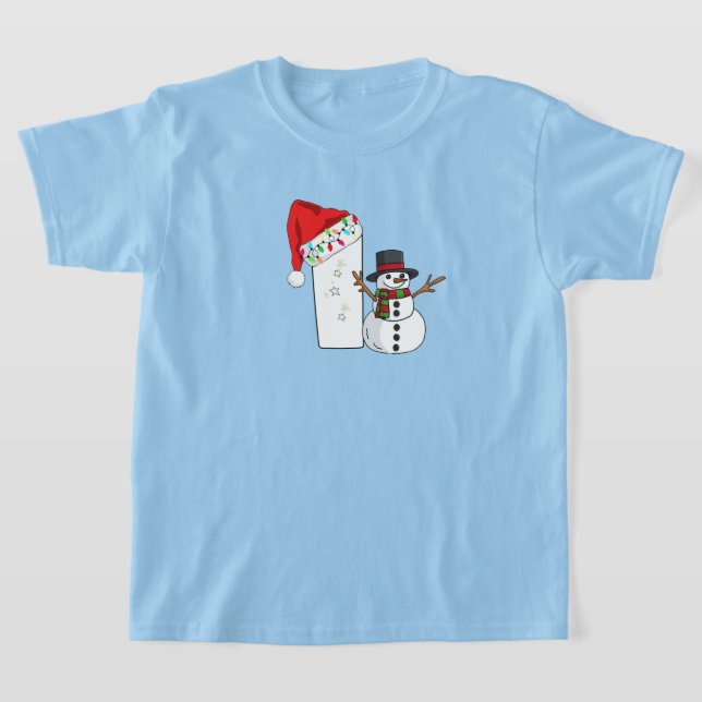 White letter I christmas gift  T-Shirt (Laydown)