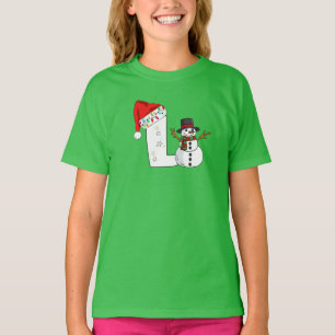 White letter L christmas gift T-Shirt
