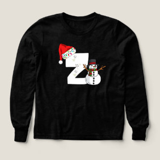 White letter z christmas gift  Tri-Blend shirts