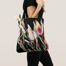 "White Leucadendron" Tote Bag