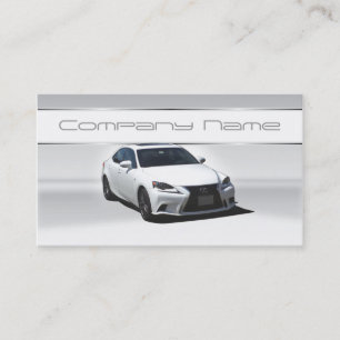 White Lexus Business Cards