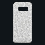 White & Light Gray Vintage Paisley Pattern Case-Mate Samsung Galaxy S8 Case<br><div class="desc">White and light gray vintage paisley pattern. Design is available on other products.</div>