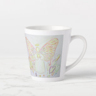White Light Guardian Angel Coffee Latte Cup Mug