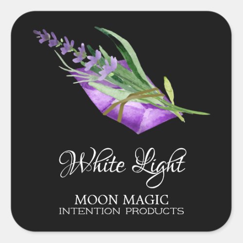 White Light Intention Candle Labels
