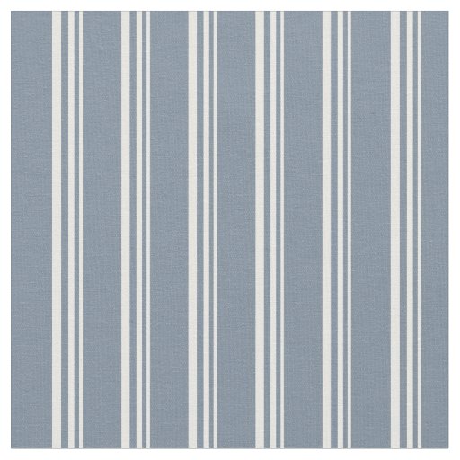 White & Light Slate Gray Lines/Stripes Pattern Fabric
