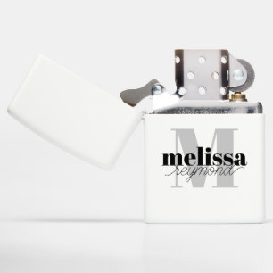 White Lighter with Name