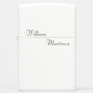 White Lighter with WILLIAM – Personalized Gift
