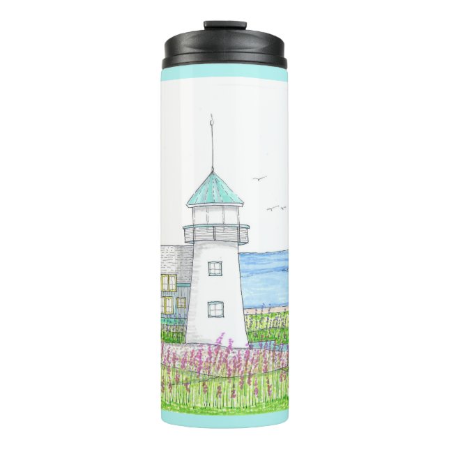 White Lighthouse Tumbler (Front)