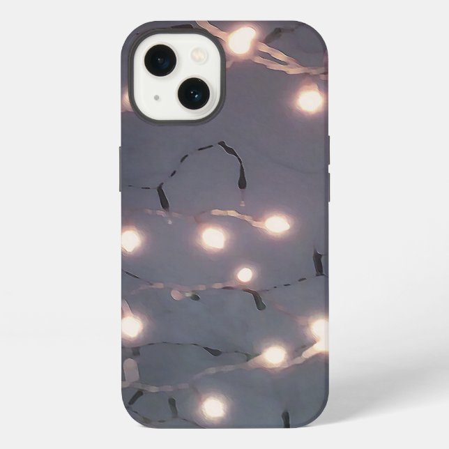 White Lights Iphone Case (Back)