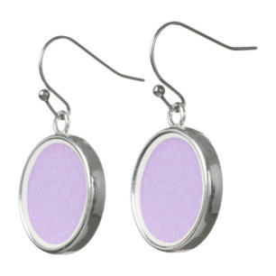 White Lilac Cherry Blossom Earrings