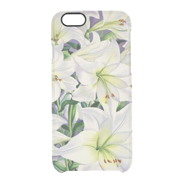 White Lilies 2008 Uncommon iPhone Case (Back)