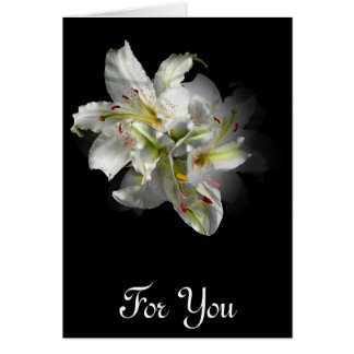 White Lilies Fantasy Cards