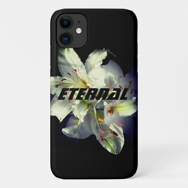 White Lilies Fantasy iPhone Case (Back)